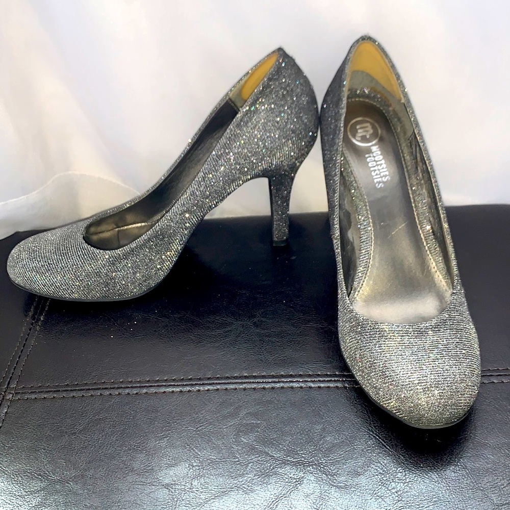 Glittery Kitten Heels
